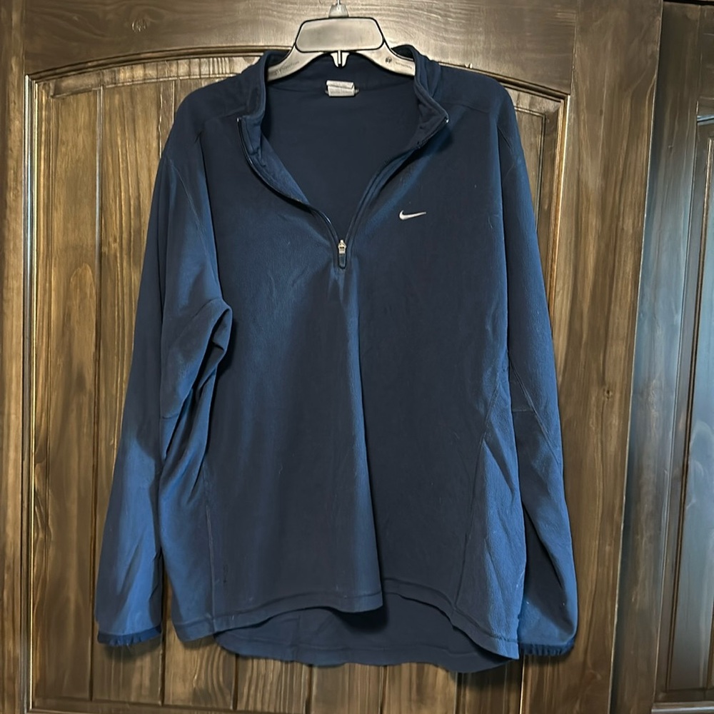 Nike Navy Thermal Half-zip Pullover